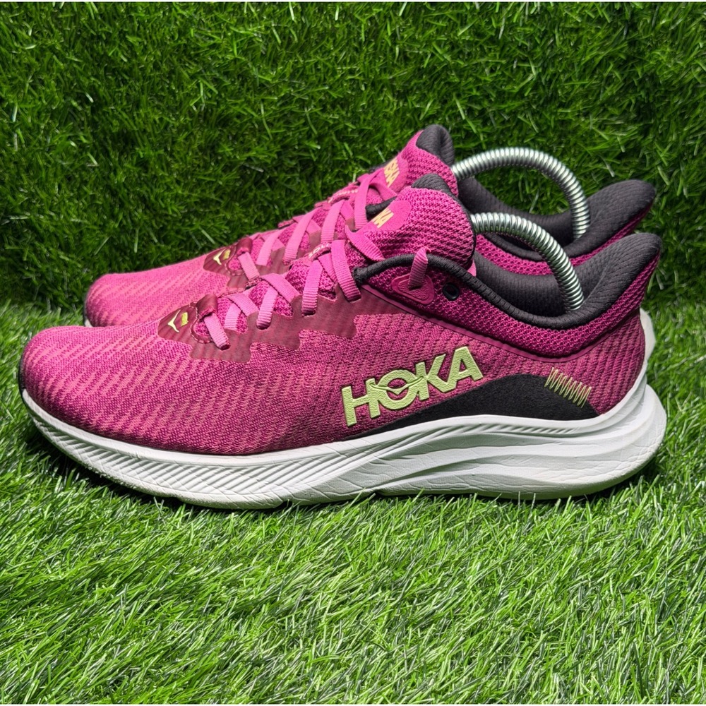 Hoka Solimar Womens size 9.5 Running Shoes Festival Fuchsia Black 1123075 FFBT